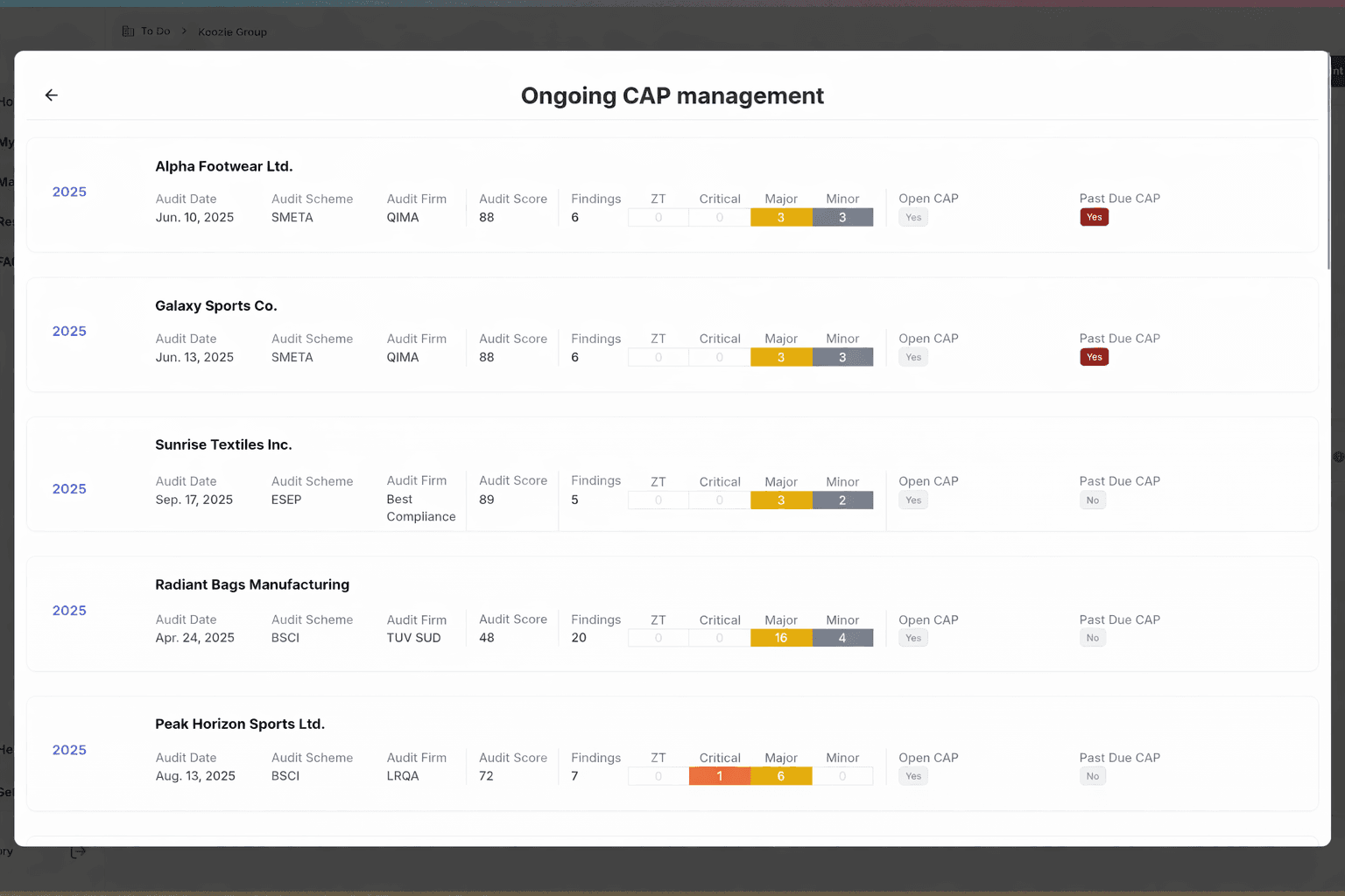 Supplier Portal